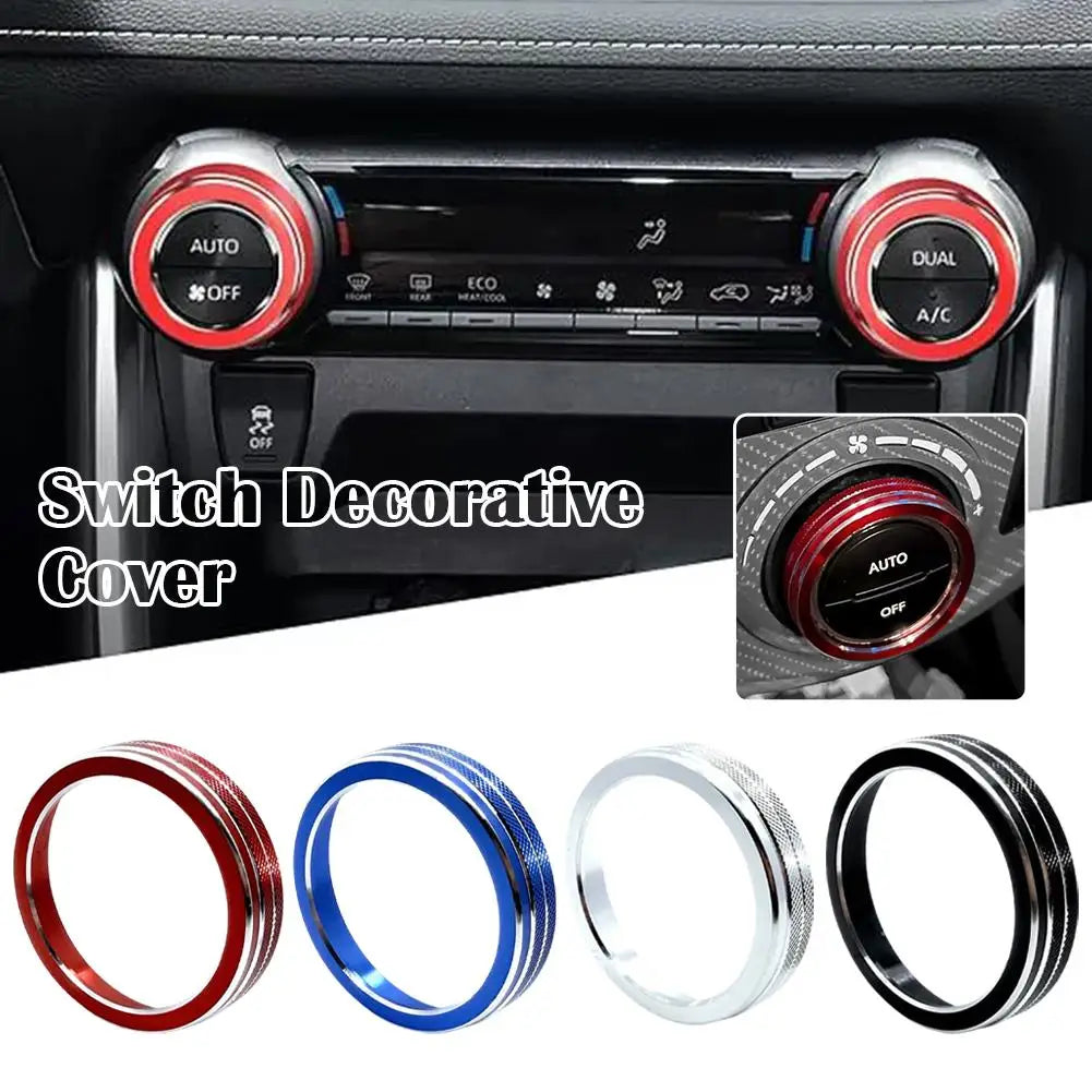AC Climate Control Knob Trim Ring – 2013–2017 Hyundai Santa Fe