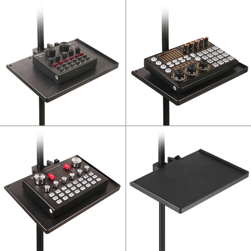 Microphone Stand Soundcard Tray Clip Holder For Live Tripod Bracket Mic Holder Accessories New Oasis Select