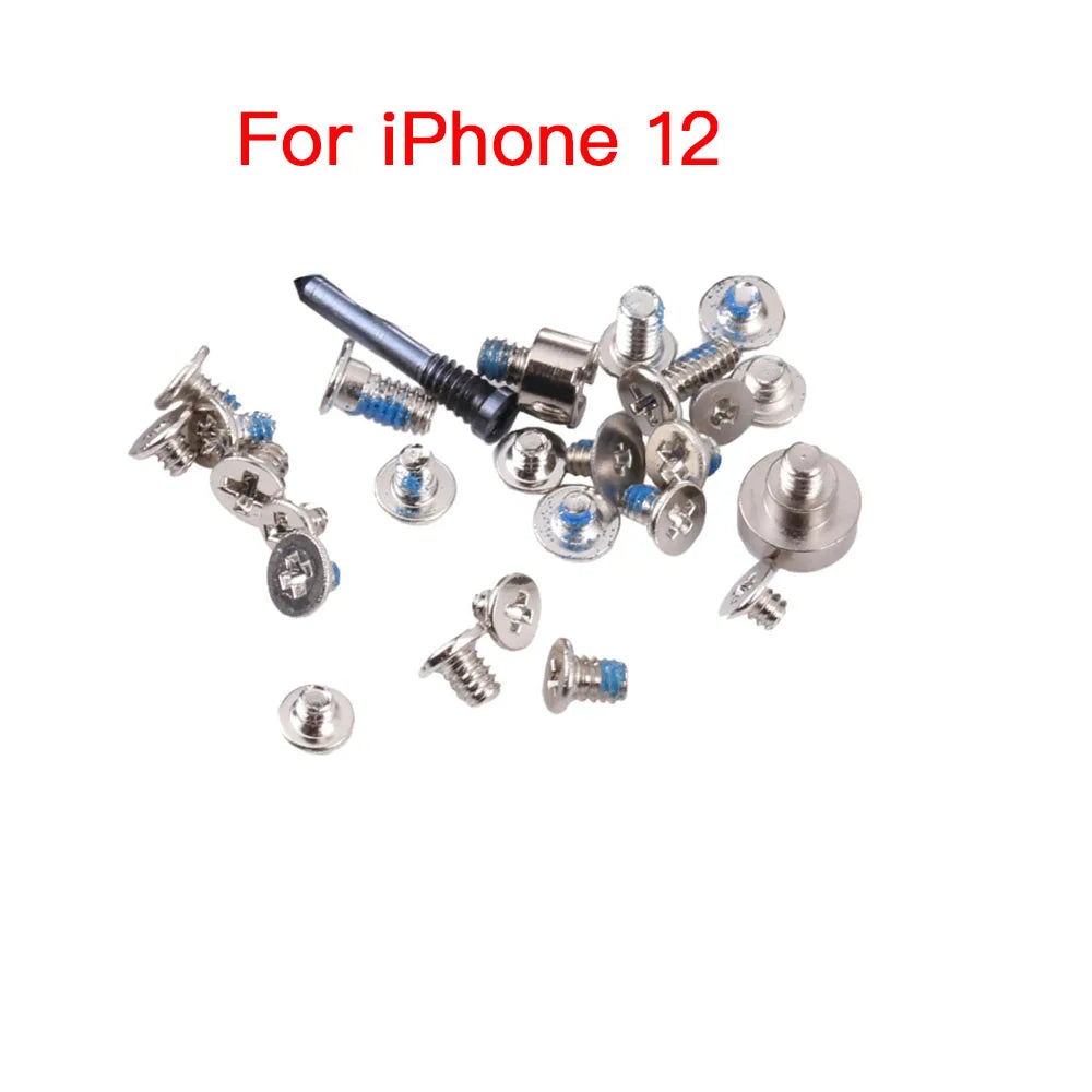 iPhone 7–12 Pro Max Full Screw Replacement Set | 5-Star Screws