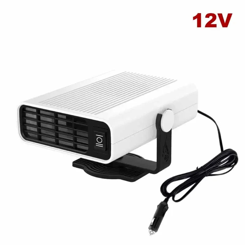 Winter Car Heater Fan 12V/24V 200W Electric Cooling Heating Auto Windshield Defroster Defogging Demister Car Anti-Fog Heater Oasis Select 12V