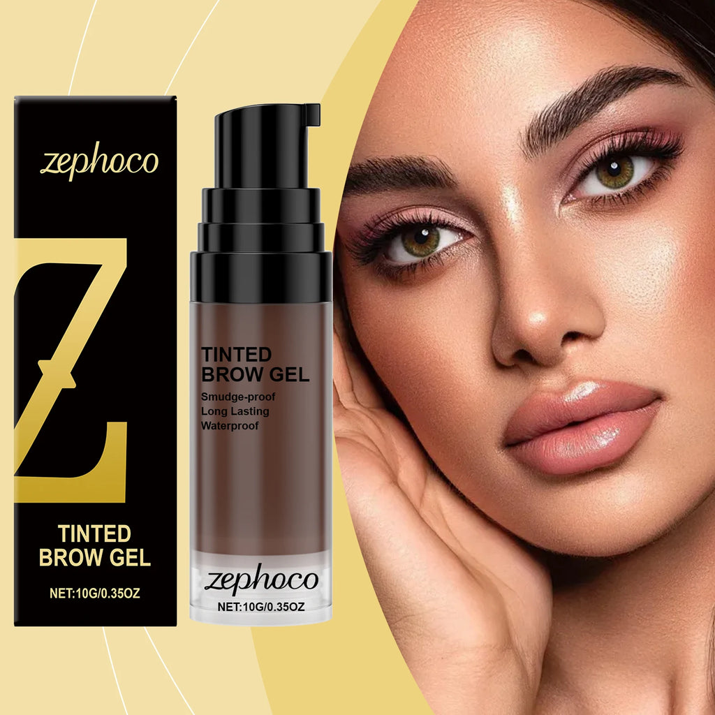 Zephoco Waterproof Eyebrow Tint Gel – Long-Lasting Brow Color