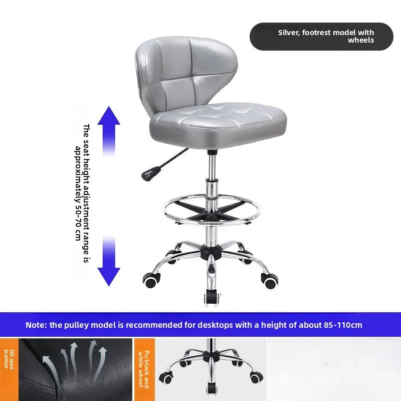Bar chair stool computer chair rotating lift backrest high stool beauty stool checkout page swivel chair furniture Oasis Select 2