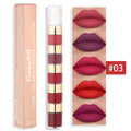 CmaaDu 5-in-1 Matte Lip Gloss Set – 5 Colors, Waterproof Vegan