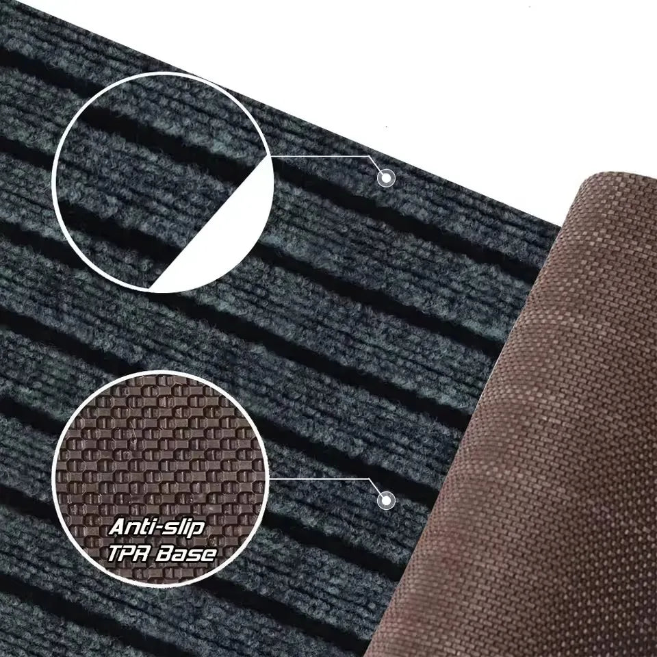 New Durable Non-Slip Door Mat Indoor Outdoor Doormat for Home Entrance Stain Fade Resistant Floor Mat Machine Washable Carpet Oasis Select