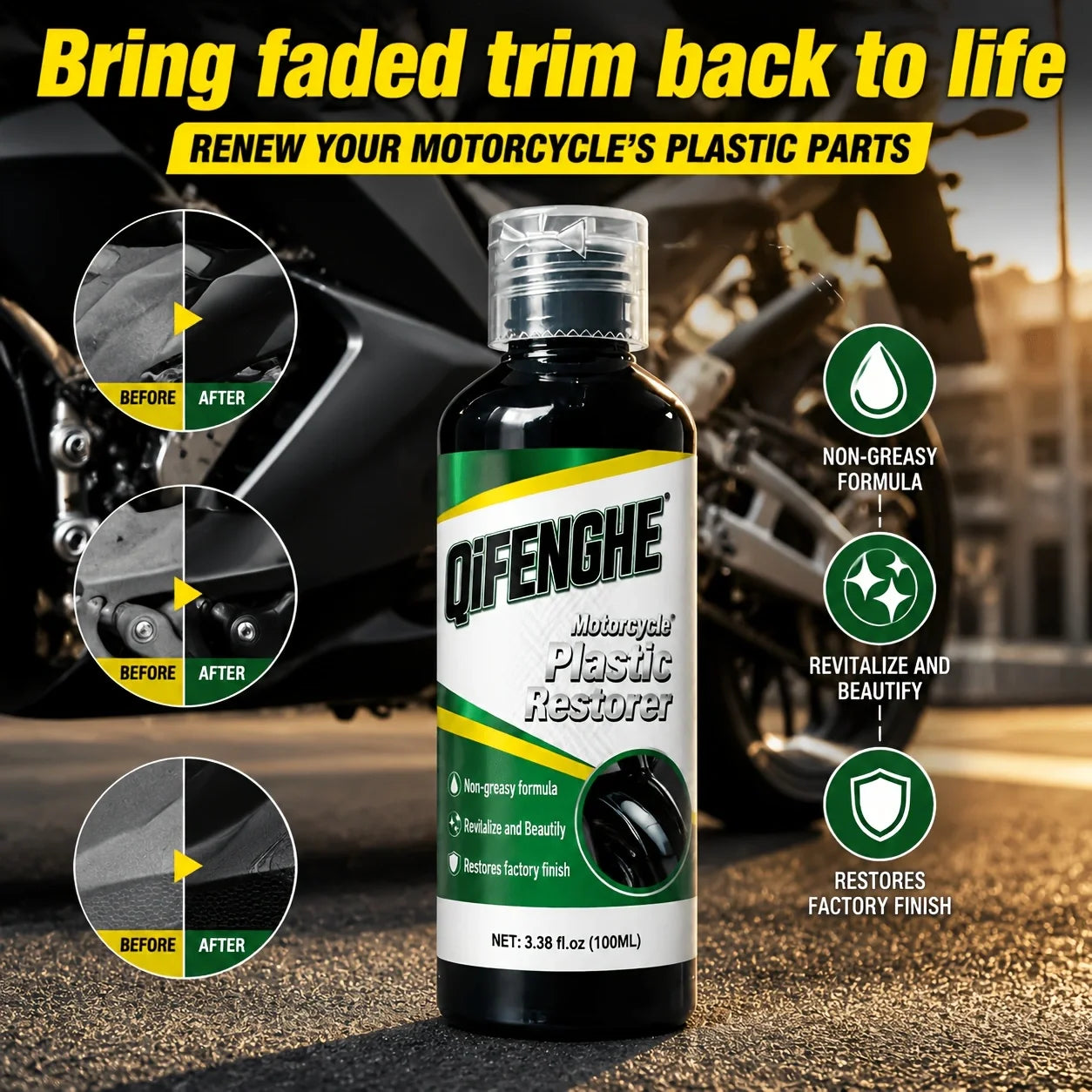 Back to Black Car Plastic Restorer & Auto Polish Coating