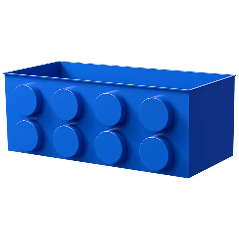 Magnetic wall-mounted narrow-edge kitchen straw, cling film storage box, refrigerator side storage rack Oasis Select L blue