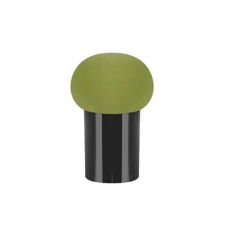 Mushroom Head Makeup Sponge Dry Wet Dual-use Cosmetic Powder Puff with Handle Case Professional Foundation Creams Beauty Tools Oasis Select green