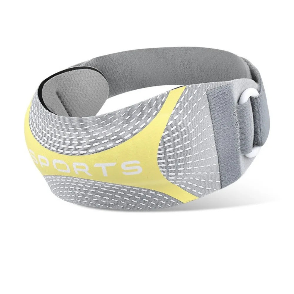 Shock Absorption Patella Belt Breathable Thickened Knee Protection Strap Sweat-Wicking Knee Protection Sport Knee Wrap Running Oasis Select Grey