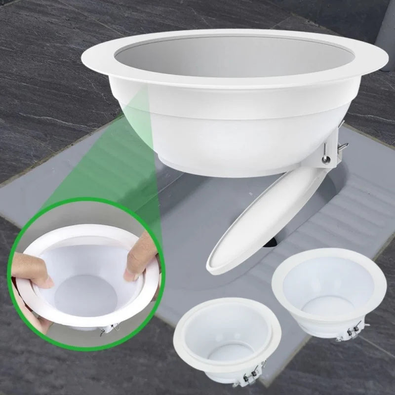 Anti-smell Plug Squatting Pan Squat Toilet Pit Anti-blocking Stopper Durable Prevent Sewage Overflow Cover Bathroom Accessory Oasis Select