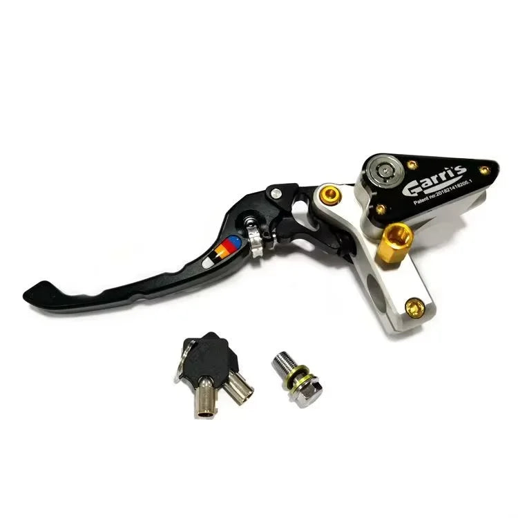 Motorcycle CNC modification accessories anti-theft lock direct push up pump hydraulic brake clutch pump oil pipe assembly Oasis Select left 2