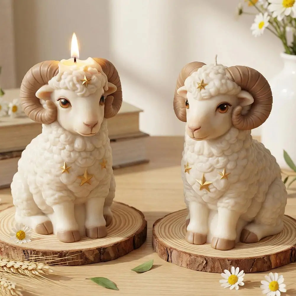 3D Lamb Silicone Mold – Candle, Soap, Resin & Wax DIY Crafting