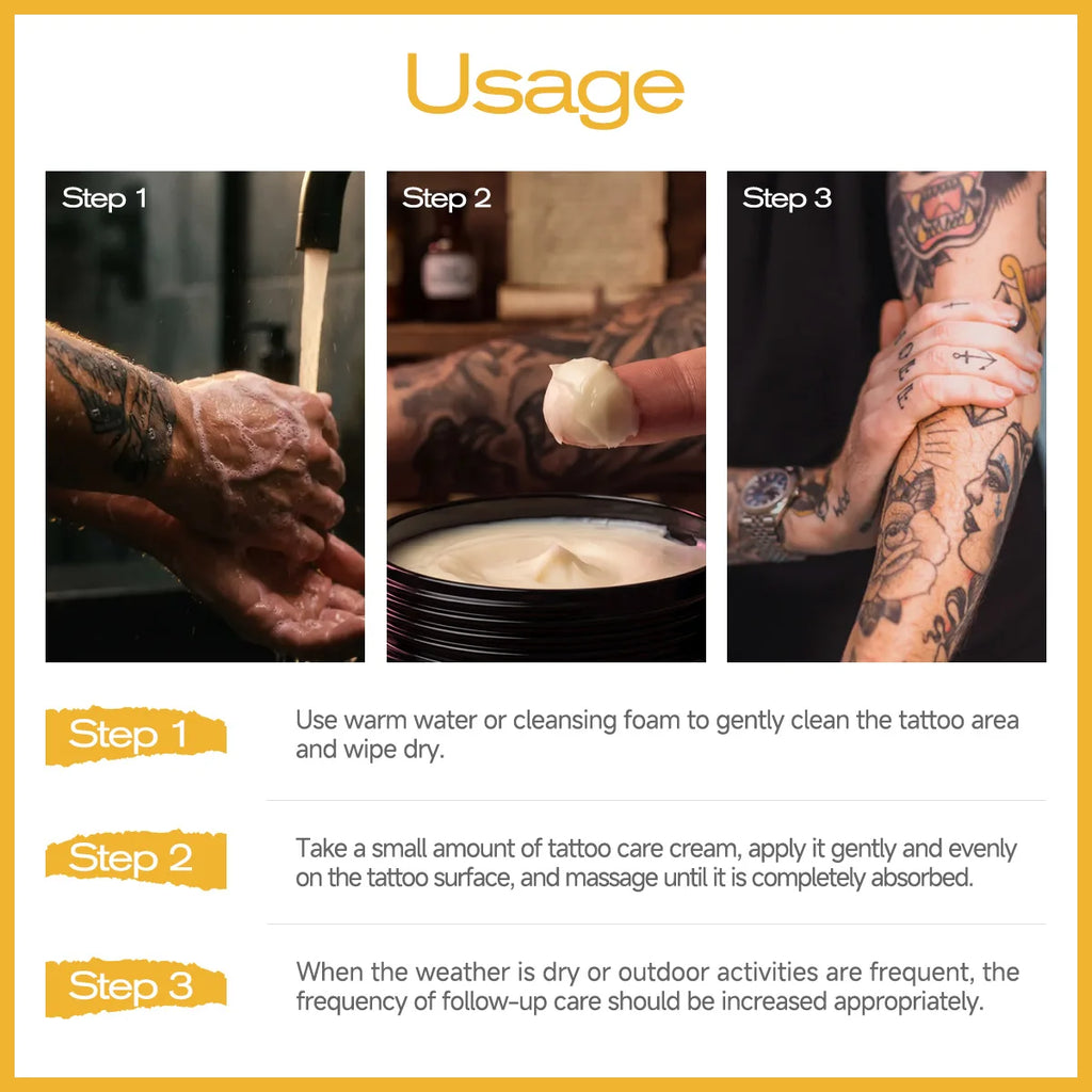 100g Tattoo Butter, naturally extracted, brightens tattoos and moisturizes skin. Oasis Select