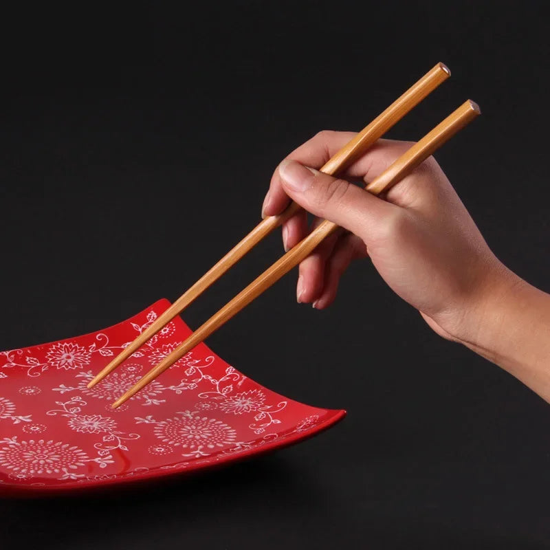 5Pair Japanese Chopsticks Non-Slip Sushi Food Sticks Chop Sticks Chinese Gift Japanese Reusable Chopsticks Oasis Select