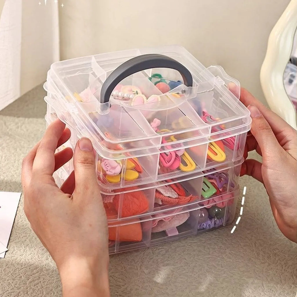 Stackable covered storage containers, jewelry, accessories, toys, sewing supplies, tape storage boxes, snap on tray containers Oasis Select