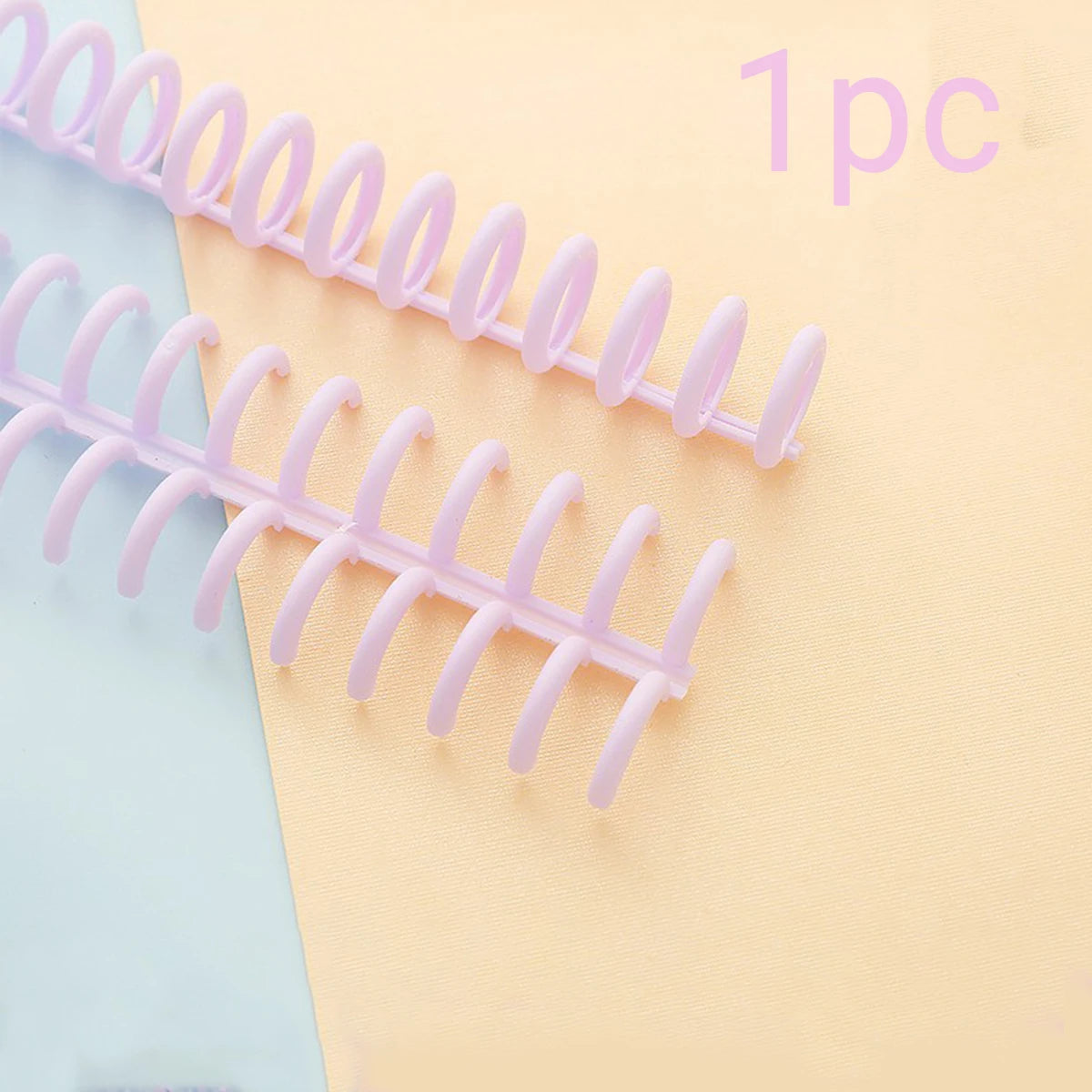 1-4pcs plastic 30-hole binder spine, can be cut, can hold up to 85 sheets of paper, DIY paper notebook album. Oasis Select 1Pc purple