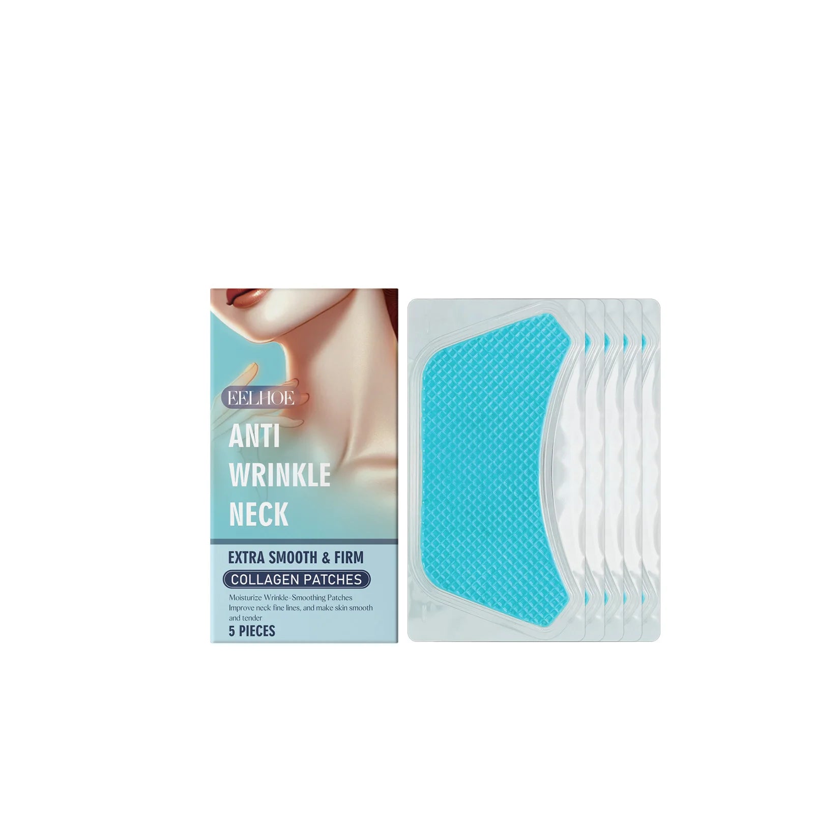 Eelhoe Collagen Neck Mask Patches – Firm, Lift & Hydrate Collagen Neck Mask Oasis Select 1pc