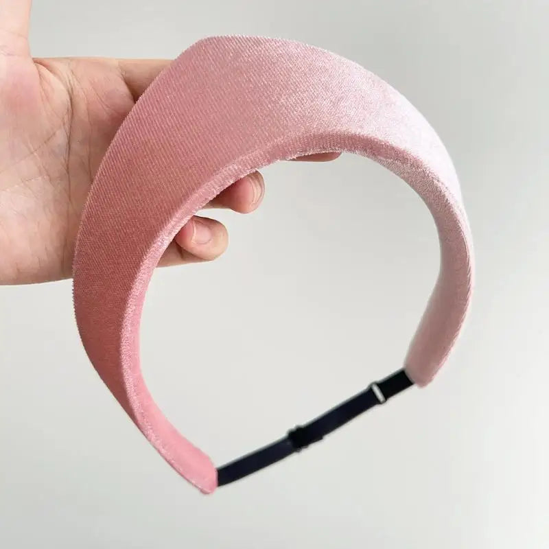 Crown Velvet Headband – Retro Hair Accessory for Women & Girls Velvet Hair Headband Oasis Select A3