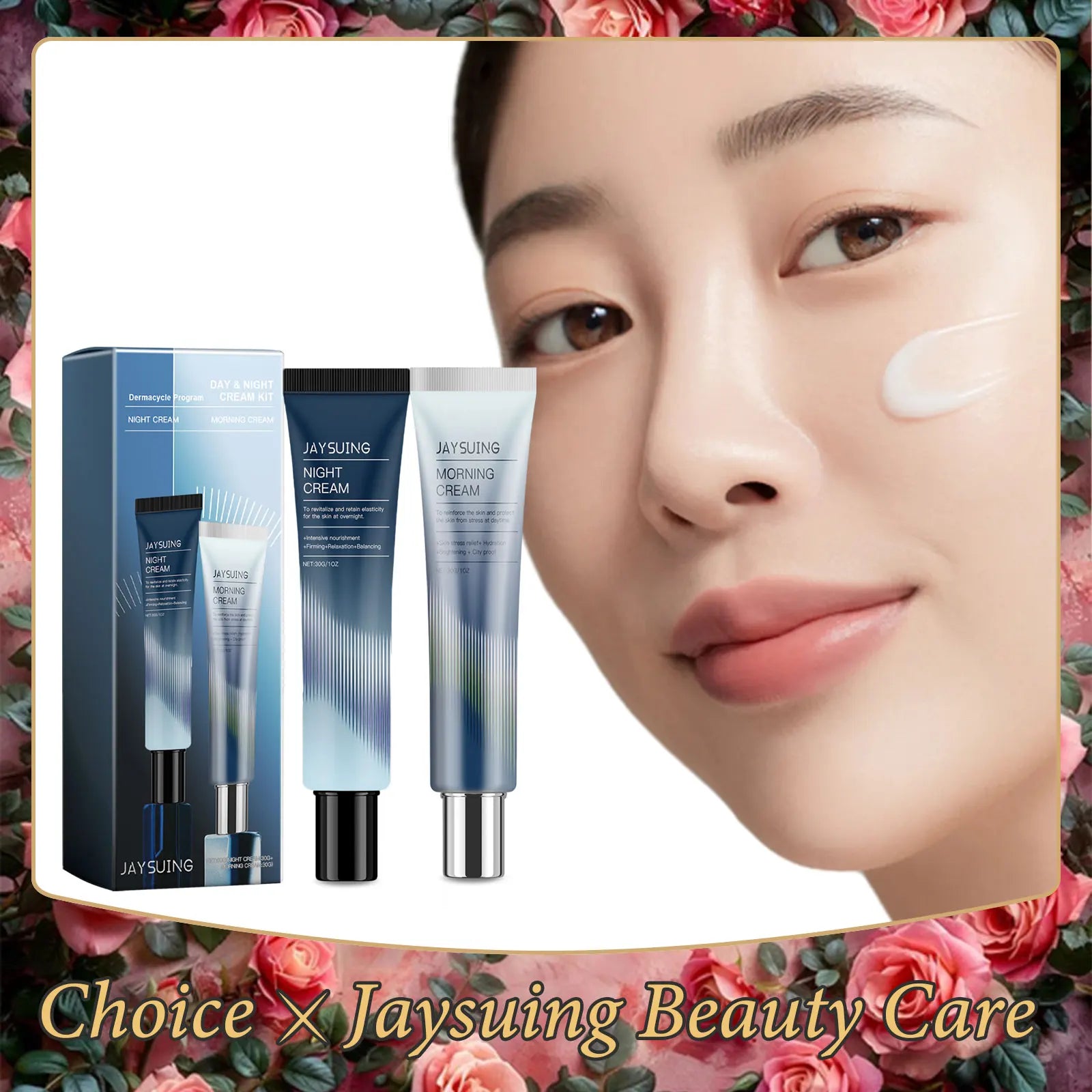 Jaysuing Day & Night Face Cream Set – Brighten, Firm & Hydrate Day & Night Face Cream Oasis Select
