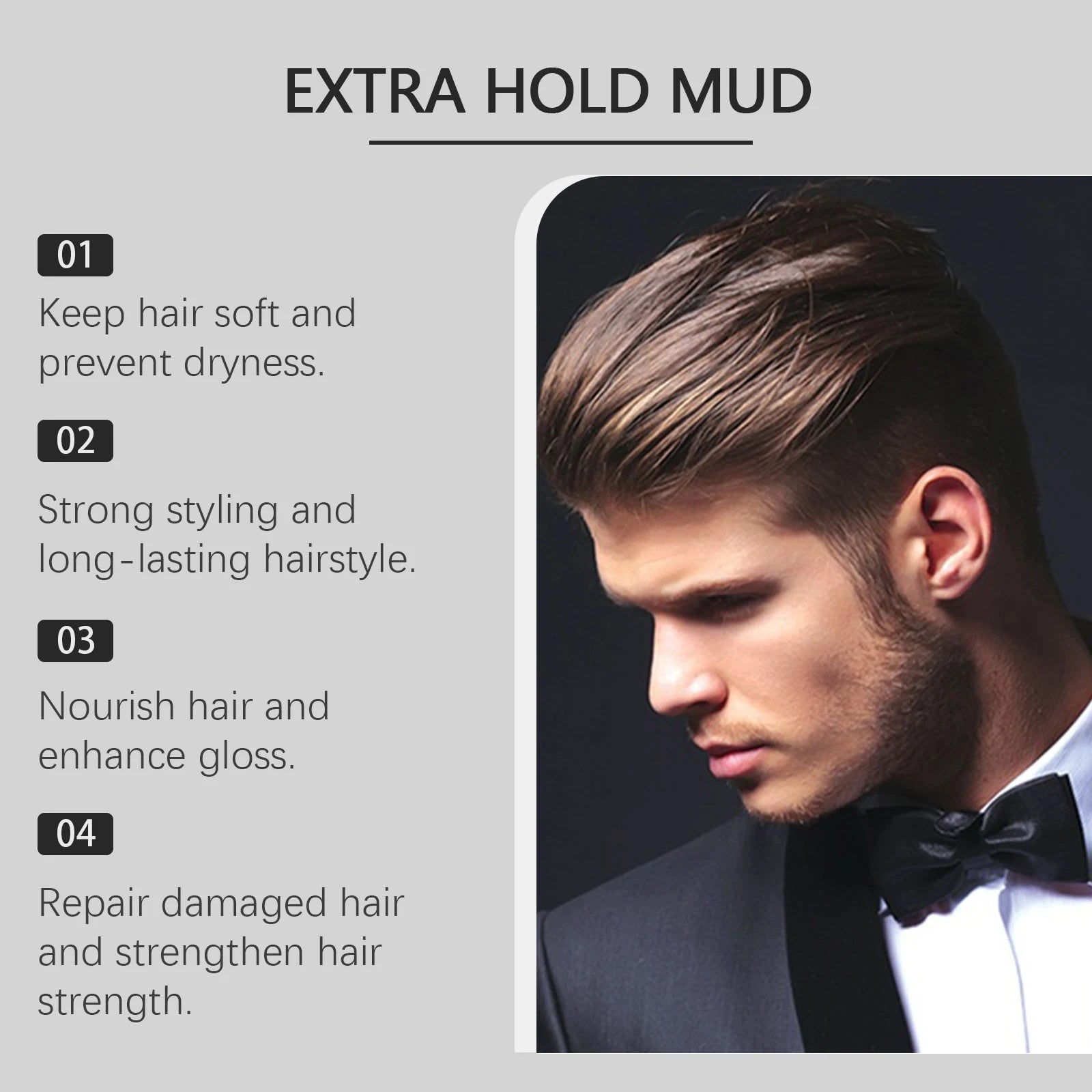 East Moon Keratin Hair Styling Cream – Strong Hold Matte Finish Hair Styling Cream Oasis Select