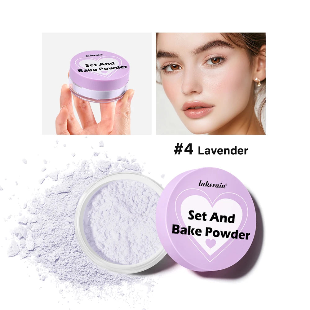 Lakerain Loose Setting Powder – Matte Oil Control, All Skin