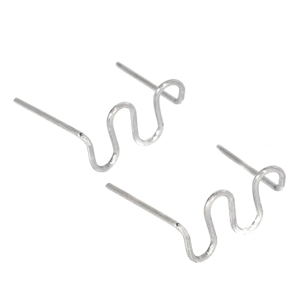 1000pcs 0.6mm Welding Nails S Wave Staples For Car Bumper Bodywork Plastic Stapler Repair Kit High Quanlity Oasis Select