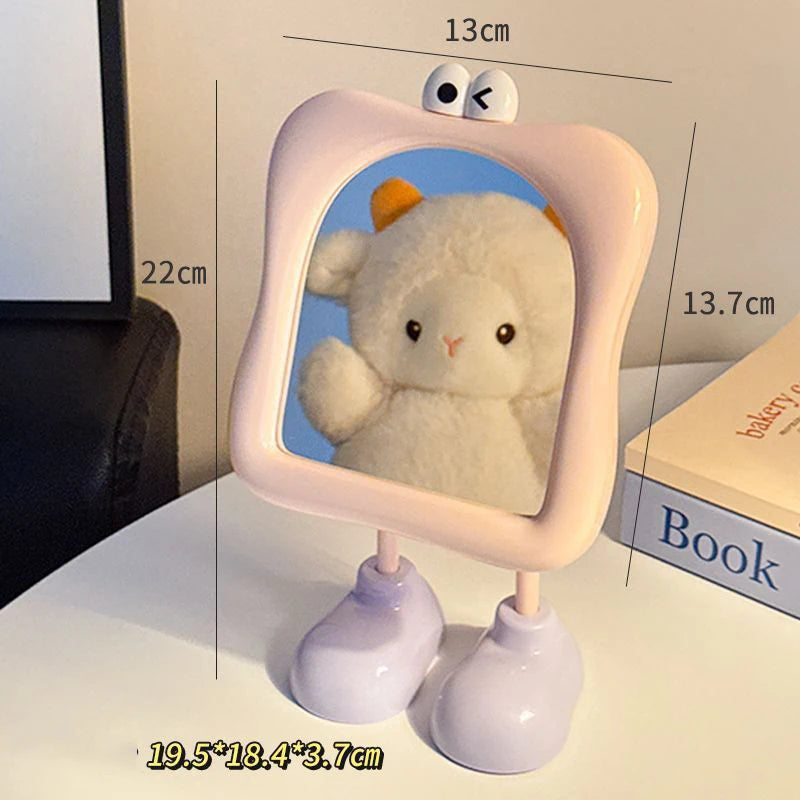 Cartoon Big Foot Tabletop Makeup Mirror | Kawaii Vanity