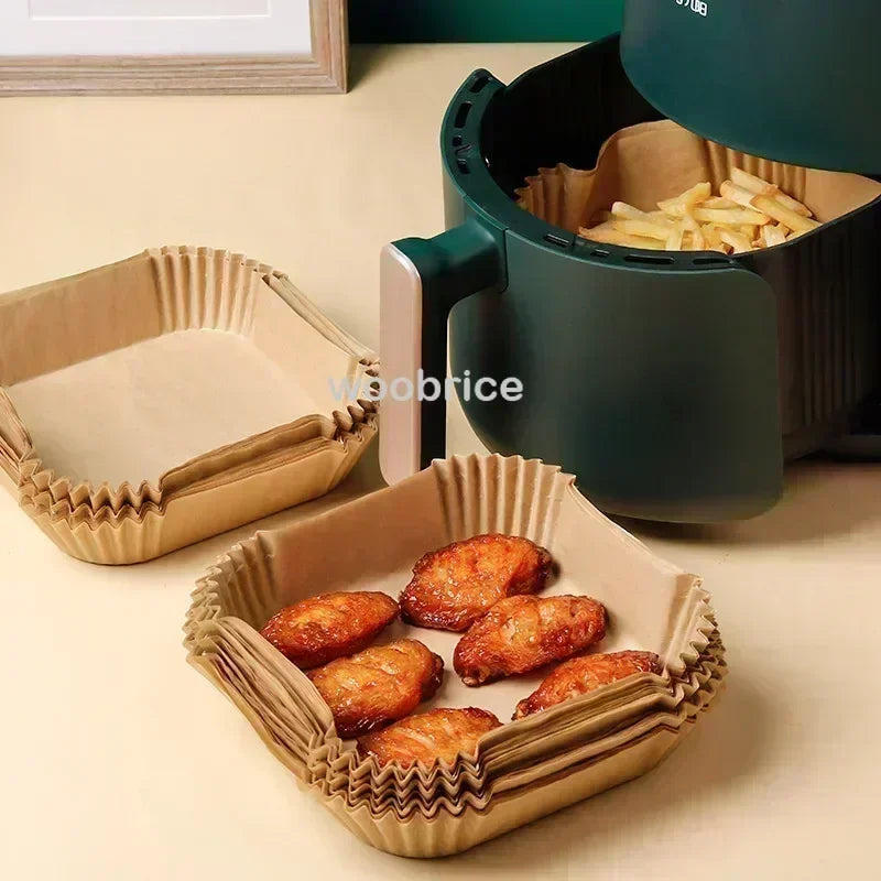 Air Fryer Liner Fryer Air Accessories Aerogrill Parchment Disposable Liner Non-Stick Parchment Baking Oven Paper Accessories Oasis Select
