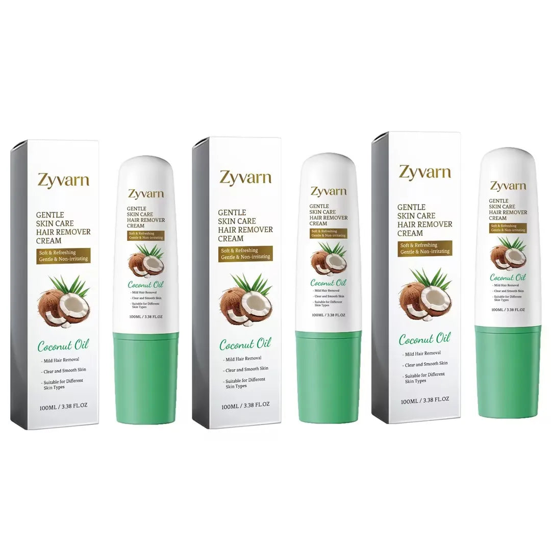 Soothing Hair Removal Cream Coconut Oil Moisturize Formula Painless