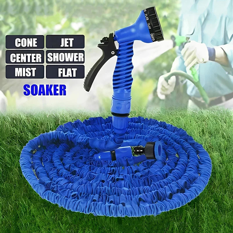 25-75 Ft Household Magic Hose, Flexible Water Spray Hose For Car Washing, Watering Plants, And Gardening. Oasis Select