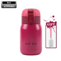 Wholesale 200ML Flip Top Thermal Mug Stainless Steel One Touch Kids Thermos Bottle Flask With Button Lid Oasis Select Rose Red 200ml