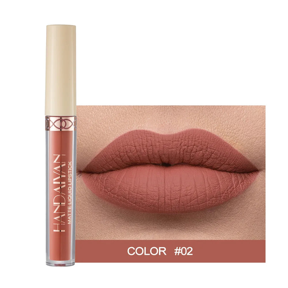 Handaiyan Matte Velvet Liquid Lip Glaze – Waterproof Lip Stain