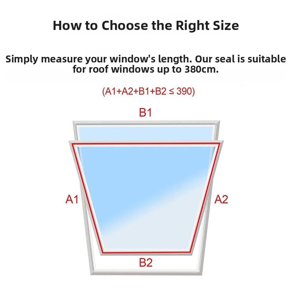 Portable AC Window Seal – Universal Exhaust Hose Sealing Cloth