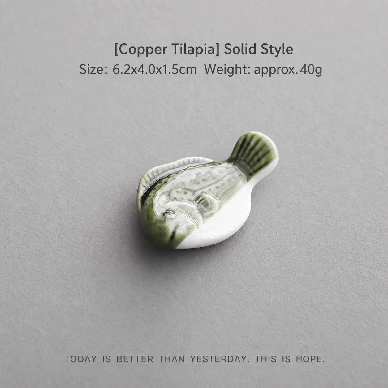 Ceramic Fish Chopstick & Pen Holder – Decorative Desk Ornament