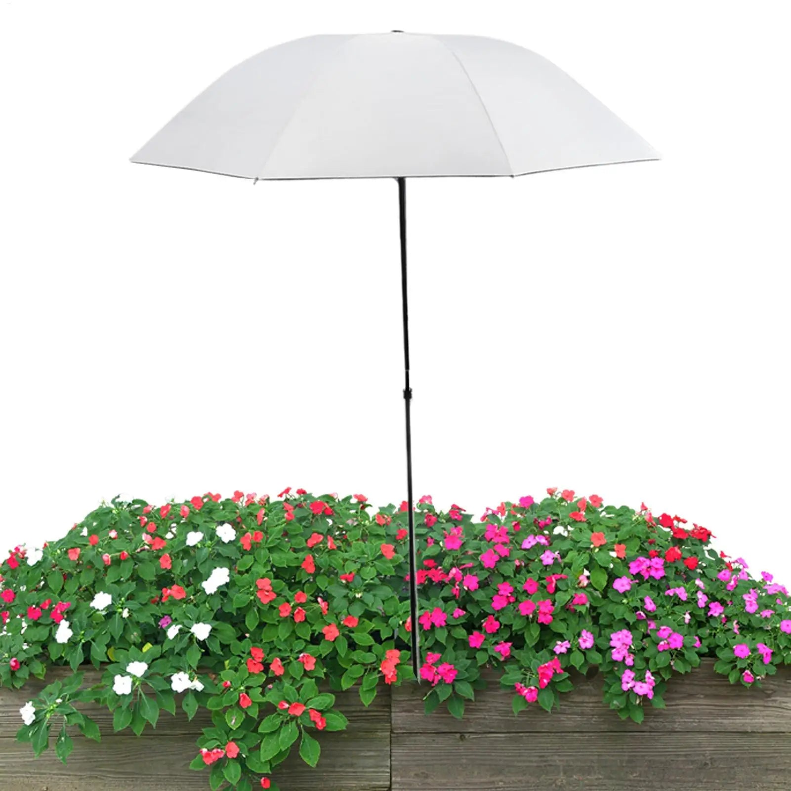 Plant Shade Umbrella with Metal Stake Weatherproof Sun Shade Cloth Outdoor Plant Flowers Potted Sun Protection Garden Supplies Oasis Select