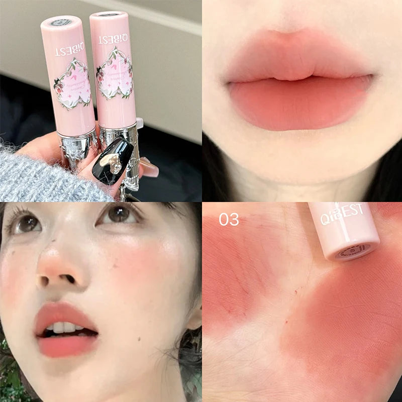 QIBEST Velvet Matte Liquid Lipstick | 4 Nude Shades | Long-Lasting