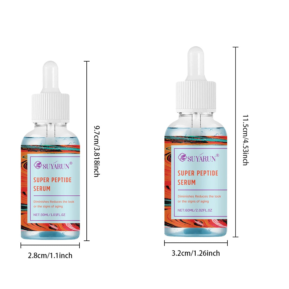 SUYARUN Super Peptide Blue Serum - Advanced Anti-Aging & Firming | Brightening & Elasticity Boost | Intensive Repair Serum. Oasis Select