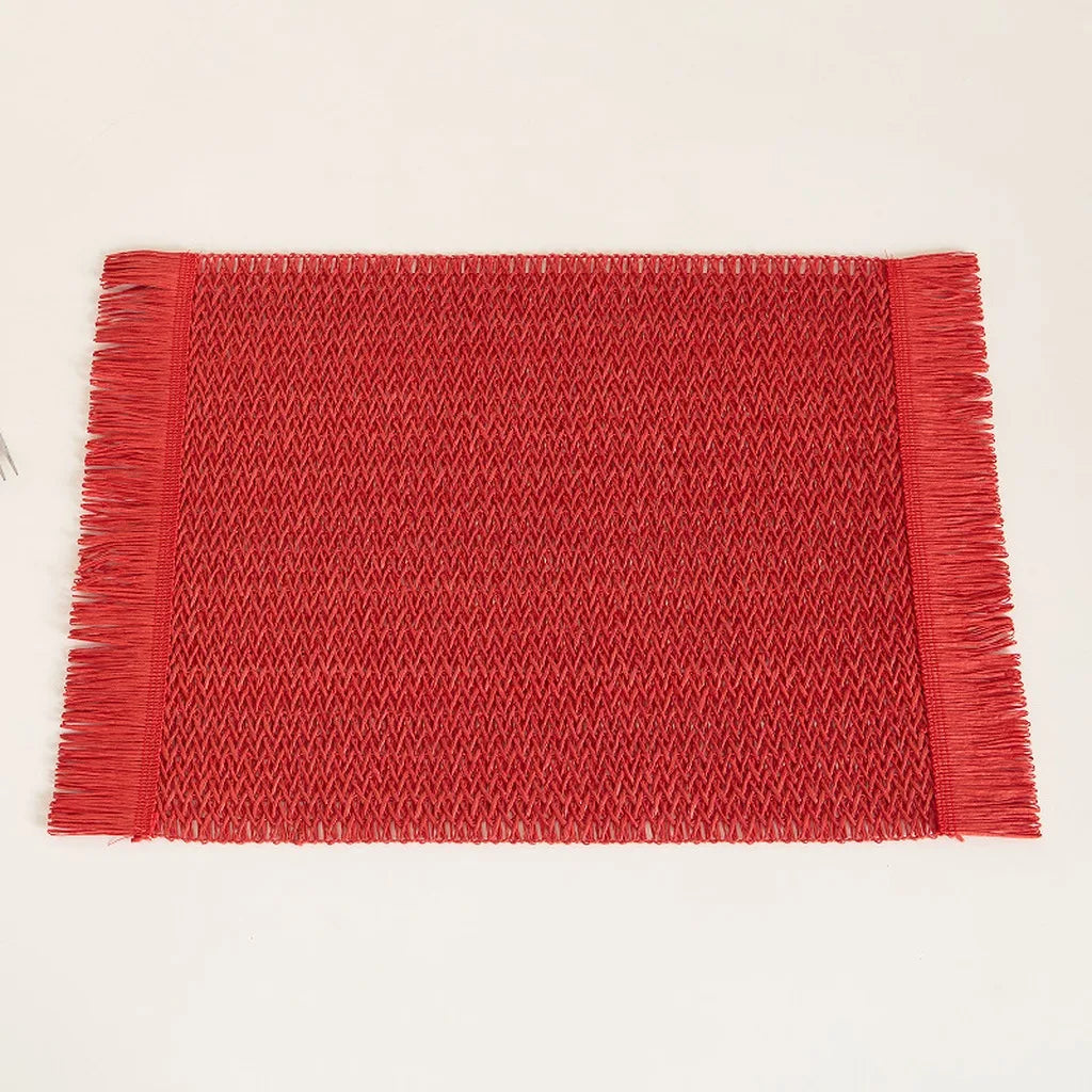 Woven Linen Placemat – Heat Insulating Dining Table Mat