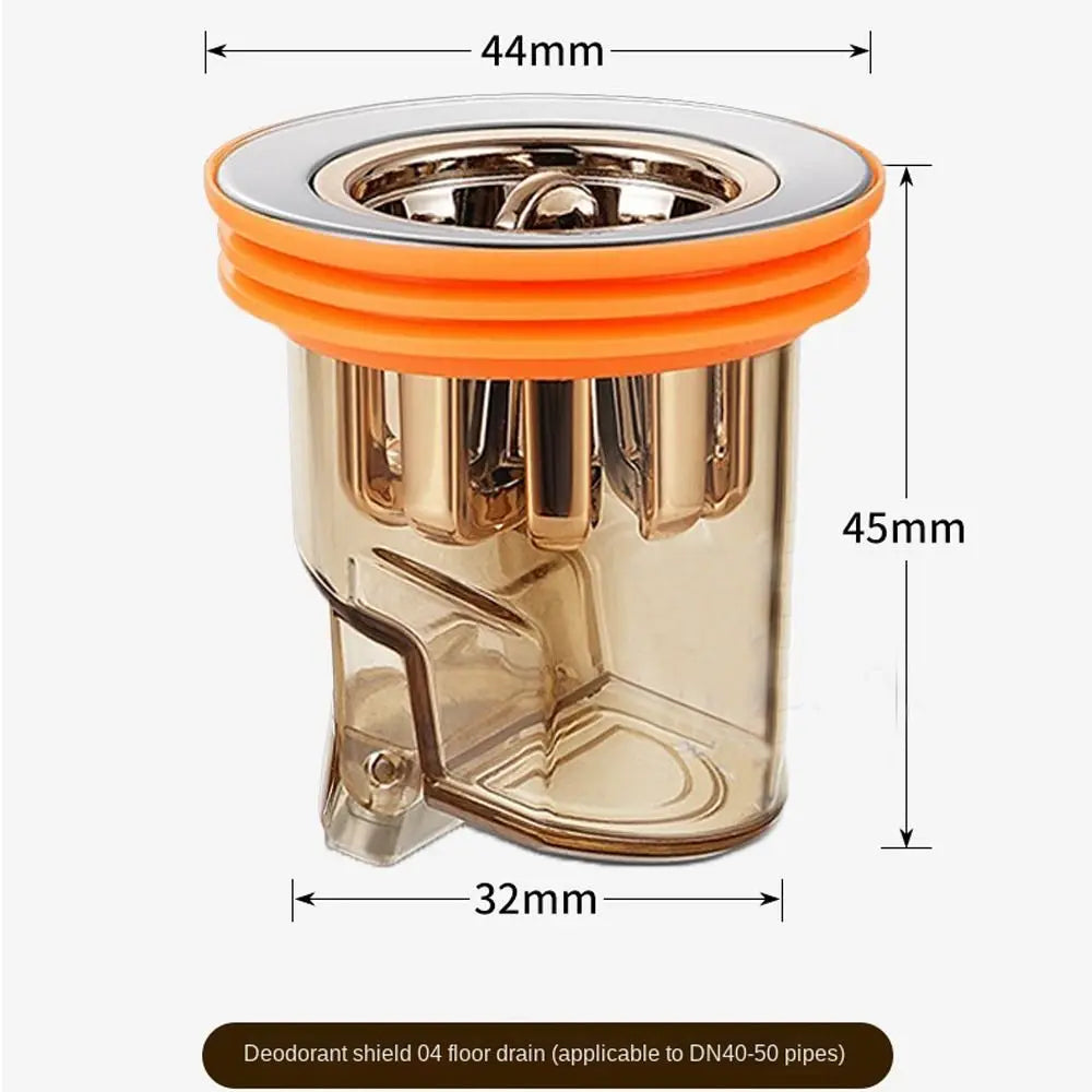 Bathroom Accessories Colander Sewer Seal Shower Drainer Insect Prevention Floor Drain One Way Valve Drain Cover Anti odor Oasis Select