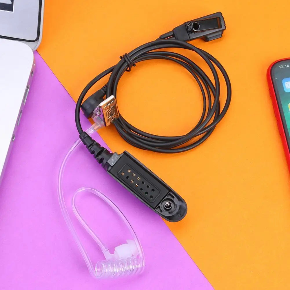 Practical Air Acoustic Tube Earpiece Mic PTT Walkie Talkie Headset Multifunctional Accessories for Motorola GP380 GP340 GP328 Oasis Select