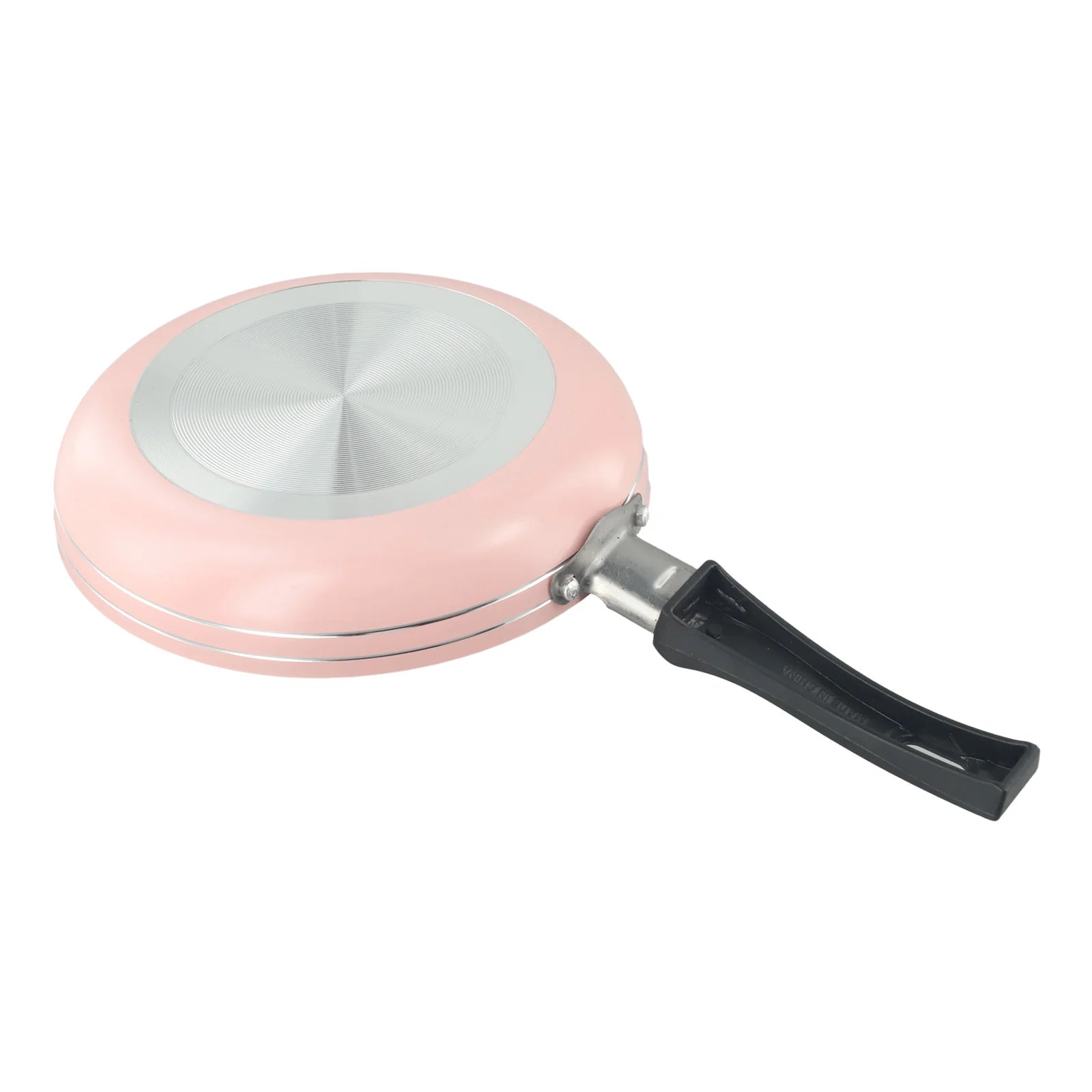 12/14/16/18cm Frying Pan Non-Stick Stainless Steel Frypan Pot Saucepan Steak Cooking Pan Random Color Cookware Kitchen Supplies Oasis Select