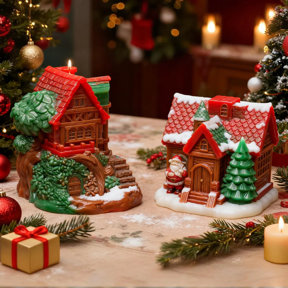 Santa Claus Mold High-Quality Christmas Silicone Mold Miniature Candle Mold Odorless For Holiday Gifts Handicraft Workshops Oasis Select