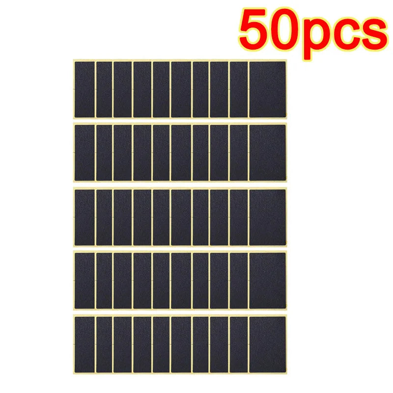 30/20/10 PCS Bicycle Glue-free Tire Patches Tool Quick Repairing Tyre Protection Patch Adhesive Quick Drying Bike Accessories Oasis Select 50pcs- (3x4.6cm)