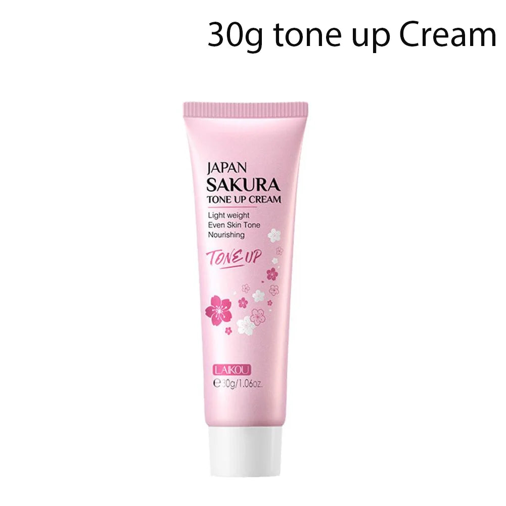 Eelhoe Sakura Tone-Up Glow Moisturizer Cream 30ml Tone-Up Face Cream Oasis Select 30g