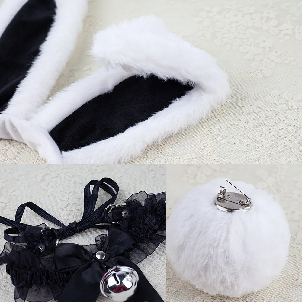 Easter Bunny Ear Headband Costume Halloween Headgear Judy Bunny Officer Dress Up Headband Hair Accessories Oasis Select