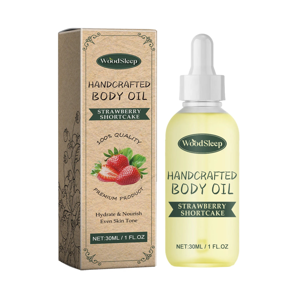 WOODSLEEP Strawberry Body Oil – Firm Skin & Even Skin Tone 30ml Body Firming Oil Oasis Select 30ml