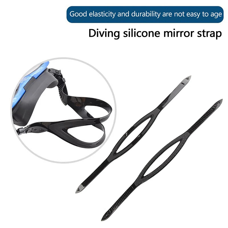 1Pc Universal Diving Goggles Silicone Strap Wear Universal Strap High Strap Goggles High Elastic Elastic Snorkeling Replacement Oasis Select