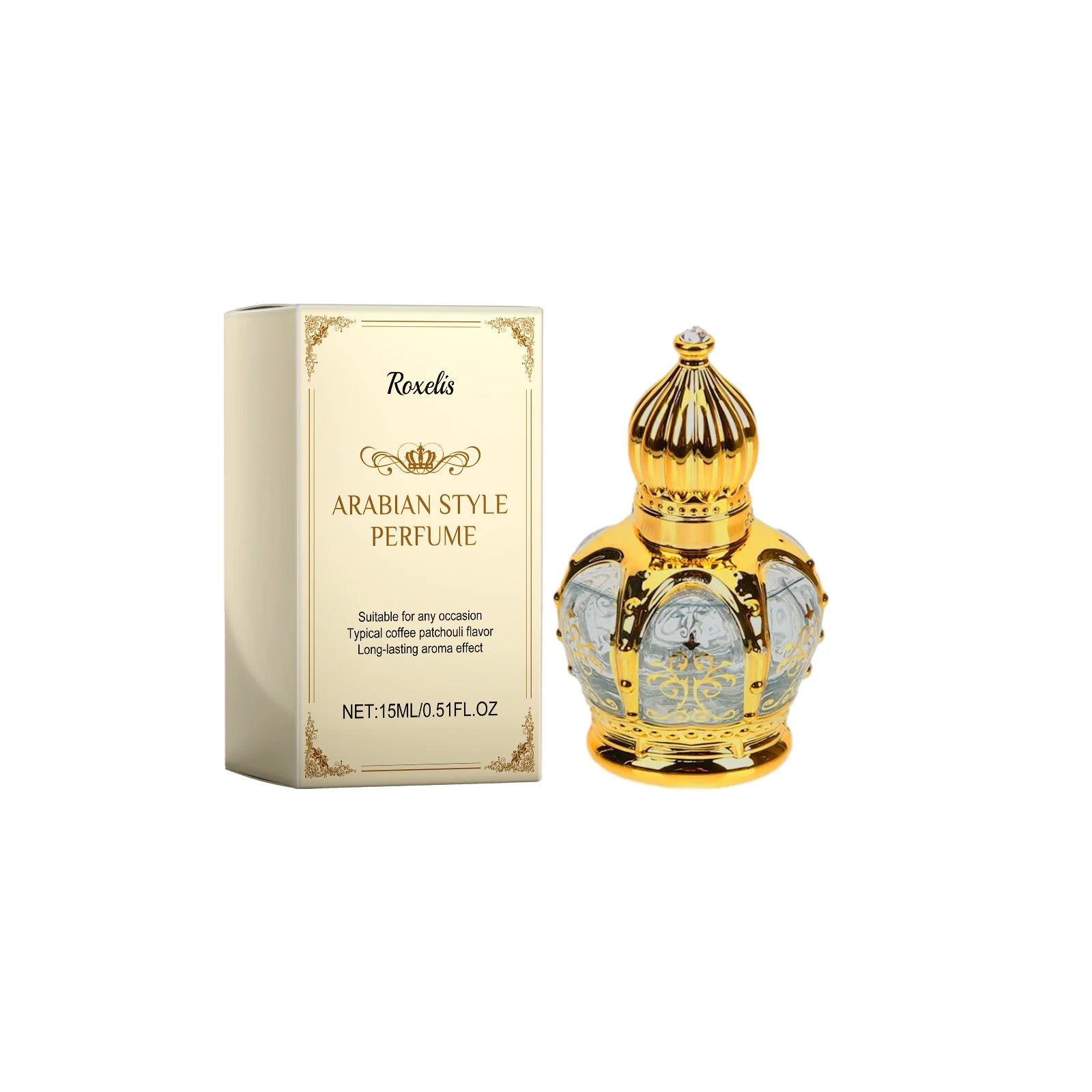 15ML Unisex Coffee Patchouli Perfume Lasting Unique Fragrance Natural Fresh & Elegant Scent Charm Enhancement Perfume for Dating Oasis Select 15g United States