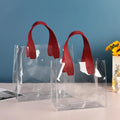 New Fashion Transparent Bag Women Bag Luxury Handbag Fashion Pvc Clear Bag High Quality Handbags Feminina Bucket Crossbody 2024 Oasis Select 2-Red-S Other