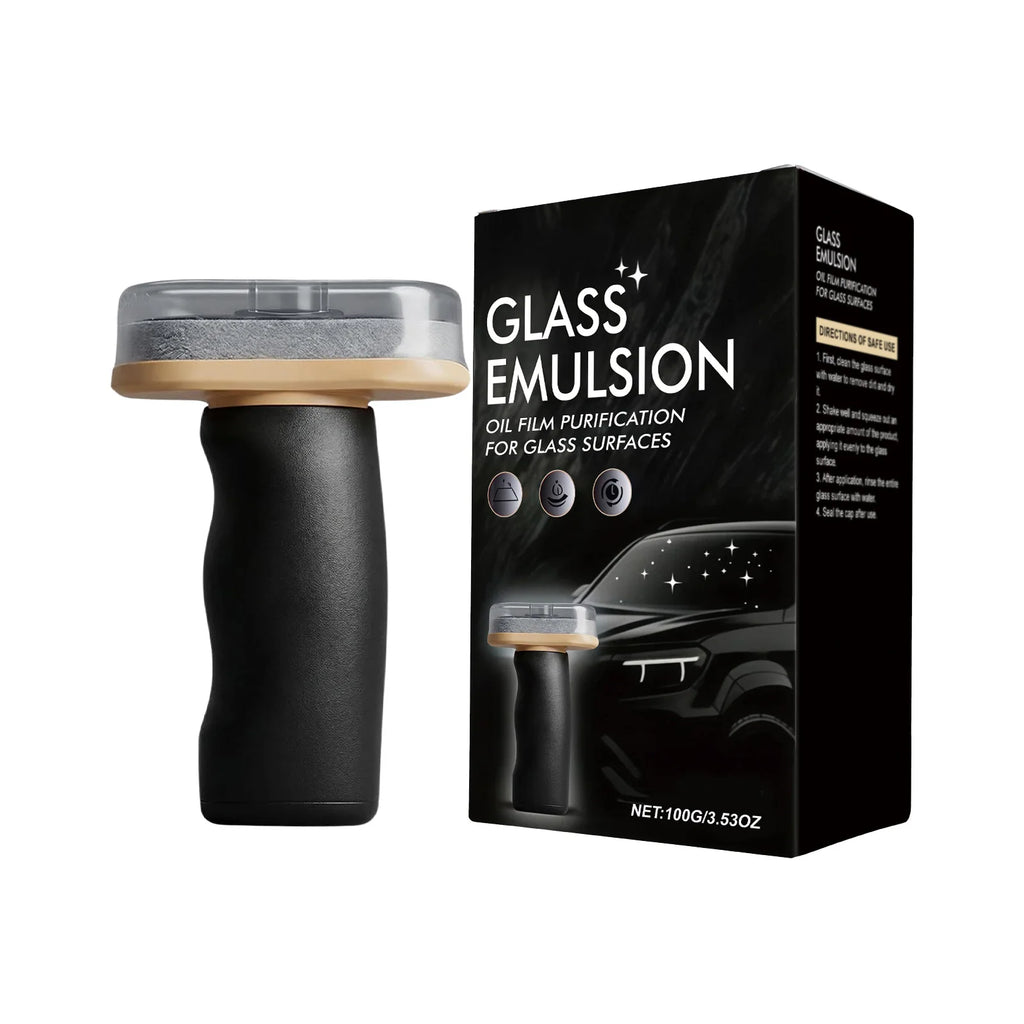 Handheld Glass Emulsion Oil Film Purification for Glass Surfaces Improve Clarity Windows Rearview Mirror Auto Glass Cleaning Oasis Select 100g
