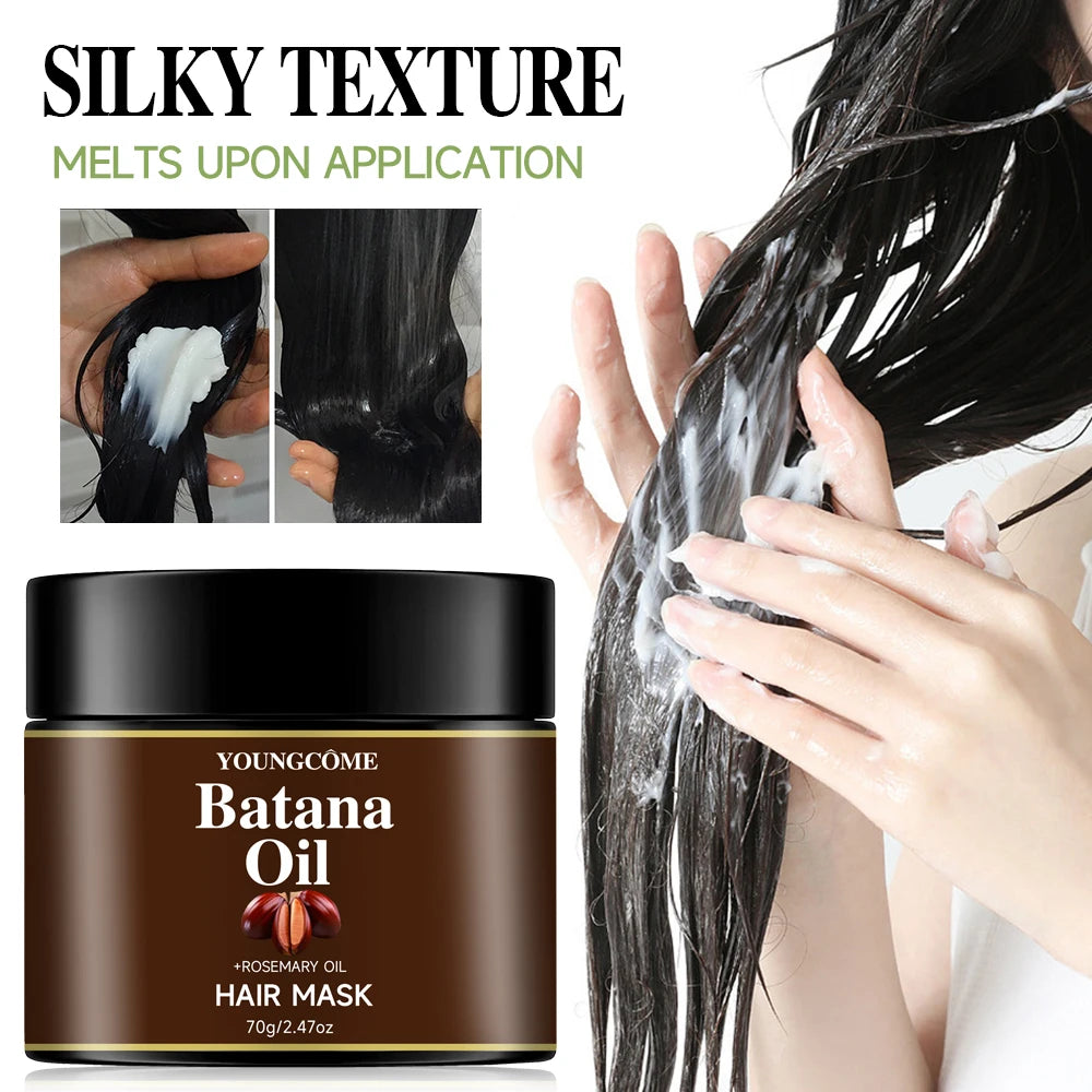 Batana & Rosemary Oil Hair Mask & Serum Set | 2-Piece Duo Hair Care Set Oasis Select